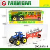 Hk Mini igracka farmerski traktor, plavo-crveni