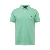 Pamucna polo majica Polo Ralph Lauren boja: zelena, bez uzorka