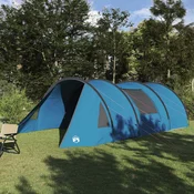 vidaXL vidaXL Tunelski šotor s streho Modra in siva 778 x 356 x 210 cm, (5000091154)