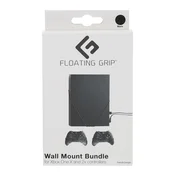 Stenski nosilec Floating Grip za Xbox One X z nosilci za krmilnike - črn (X1)