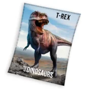 shumee Odeja iz flisa 130x170 T-Rex dinozaver