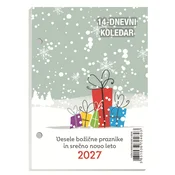 Vložek za namizni koledar 14-dnevni 2027 ROKOVNIK&KOLEDAR