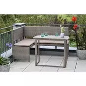 Gardenson Vrtni Set Lambada, Naravna Barva, Z Blazino, 2-Delni