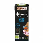 shumee Keto napitek z nizko vsebnostjo ogljikovih hidratov brez glutena in mandljev, ekološki, 1 l, Ecomil