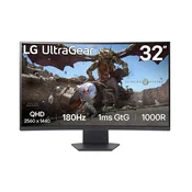 LG 31.5 UltraGear Curved 1000R VA QHD 32GS60QC-B