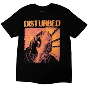 Disturbed Majica European Tour 23 Split Face Unisex Black 2XL