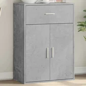 Vidaxl vidaXL Omarica betonsko siva 60x30x84 cm material na osnovi lesa