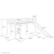 Homestyle4U Pograd, 207,5x110x219,5 cm, roza
