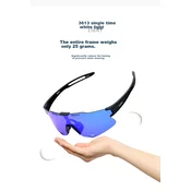 Usom Unisex naocare za sunce, Crno-ljubicaste