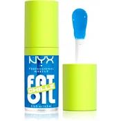 NYX Professional Makeup Fat Oil Chillz olje za ustnice s hladilnim učinkom odtenek Polar Peppermint 4.8 ml