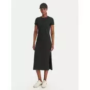Kappa Vsakodnevna obleka Iclisia 332D7PW Črna Slim Fit