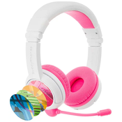 Wireless headphones for kids BuddyPhones School+ Pink (4897111740606)