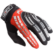 MX motociklisticke rukavice Pilot crno/crvene