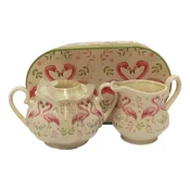 Dekorativni keramicki set Flamingo K202 10031, Šarena