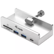 Equip Equip 539861 hub USB 3.2 Gen 1 Type-A 5000 Mbit/s Aluminij
