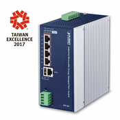 PLANET BSP-360 mrežni prekidac Upravljano Gigabit Ethernet (10/100/1000) Podrška za napajanje putem Etherneta (PoE) Plavo, Bijelo