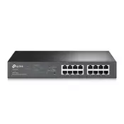 TP-Link TL-SG1016PE 16xGb,(8xPOE ) easy smart rack switch 150W