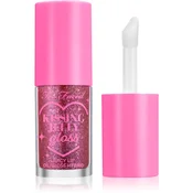 Too Faced Kissing Jelly Lip Oil Gloss oljast sijaj za ustnice za intenzivno vlažnost odtenek Grape Soda 4,5 ml