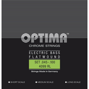 Set strun za električno basovsko kitaro Optima