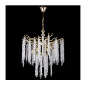 Luster na lancu 6xE14/60W/230V, precnik 53 cm, zlatne boje