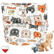 shumee Plenice za večkratno uporabo MINI POCKET COOLMAX CATS, plenice NappiMe