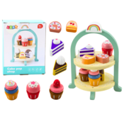 shumee Set sladkarij Torte Cupcakes leseno stojalo
