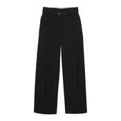 Pull&Bear Hlače na rob črna