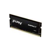 Kingston Kingston FURY 32GB DDR4 3200MT/s CL20 SO-DIMM RAM za prenosnike - Črna, visoka zmogljivost ter enostavna namestitev