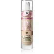 Makeup Revolution IRL Filter dolgoobstojni matirajoči tekoči puder odtenek F1 23 ml