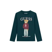 Guess Bluza L6YI20 K3752 Temno zelena Regular Fit