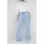 Juicy Couture Spodnji del trenirke Layla JCSEBJ001 Svetlo modra Flared Leg
