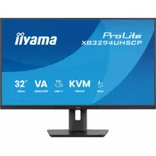 iiyama ProLite XB3294UHSCP-B1 computer monitor 80 cm (31.5) 3840 x 2160 pixels 4K Ultra HD Black