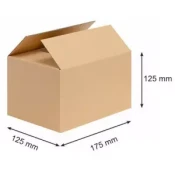 TRANSPORTNA KARTONSKA ŠKATLA PETSLOJNA 175x125x125mm