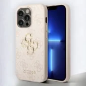 Infostyle Ovitek Guess pink 3D za iPhone 12 Pro Max (GUHCP12L4GMGPI) Svetlo roza/PC + TPU silikon