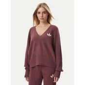 adidas Pulover Essentials IA4443 Temno rjava Loose Fit