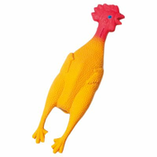 Igračka za pse - kokoš s pištalicom - oko 24 cm