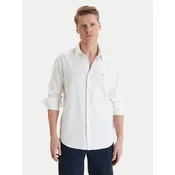 Nautica Srajca W126-NAMST-1023-01X Bela Regular Fit