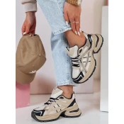 Sneakersy damskie MODERMAX khaki Dstreet