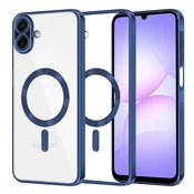 Ovitek Techsuit Luxury Crystal MagSafe za Samsung Galaxy A07 - temno moder