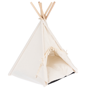 Modern Living mačji šotor Lima - D 76 x Š 73 x V 74 cm, krem barva