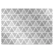 Decormat Podloga za stol Pattern in triangles 140x100 cm 15 cm