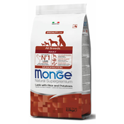 MONGE Suva hrana za pse all breeds adult monoprotein jagnjetina&pirinac&krompir 2.5kg
