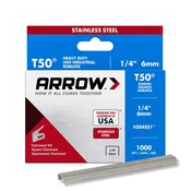 Arrow Arrow T50 Sponke (6 mm, 1000 kosov) – Profesionalna Kakovost za Vsak Projekt