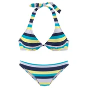 VENICE BEACH Bikini mornarska/svetlo modra/rumena/bela