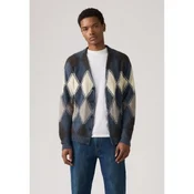 Levis za moške. 003B5-0001 Cardigan Valencia modra (XL), Priložnostno, Akril