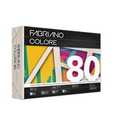 Papir barvni a4 fabriano colore pastelne barve 80gr FABRIANO - SV.RUMENA