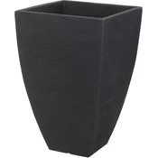 ProGarden Cvetlični lonec z rebri 40 x 60 cm, antracit