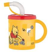 Šalica sa slamcicom i ruckom Disney - Winnie The Pooh, 210 ml