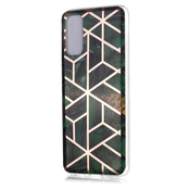 TPU gel ovitek/etui/ovitek Metal Marble za Samsung Galaxy S20 - zelen