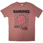 Ramones Hey Ho Judy (Stone Wash) Kashmir Red M Majica